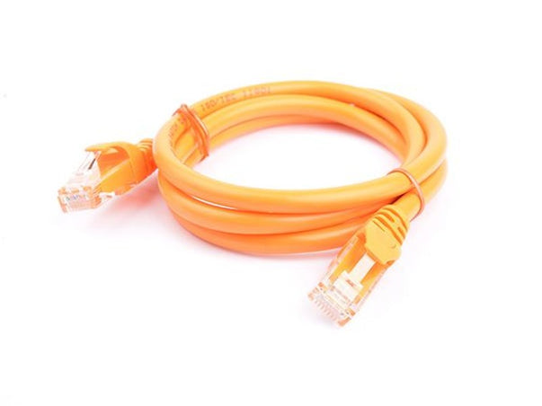 8Ware CAT6A Cable 1.5m - Orange Color RJ45 Ethernet Network LAN UTP Patch Cord Snagless