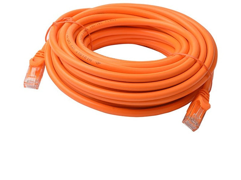 8Ware CAT6A Cable 10m - Orange Color RJ45 Ethernet Network LAN UTP Patch Cord Snagless