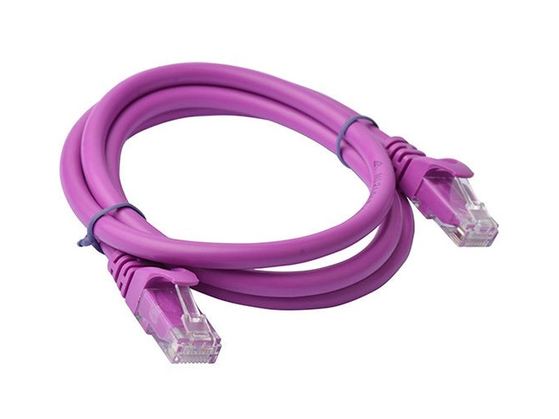 8Ware CAT6A Cable 1m - Purple Color RJ45 Ethernet Network LAN UTP Patch Cord Snagless