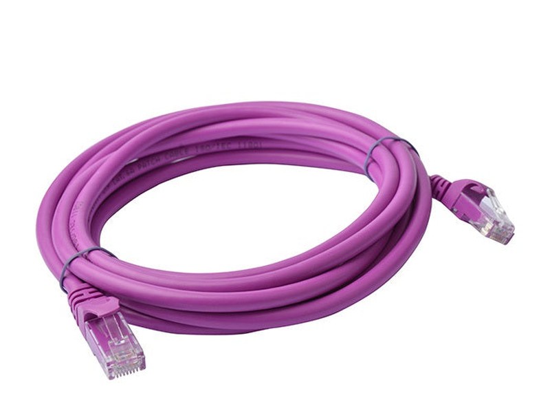 8Ware CAT6A Cable 3m - Purple Color RJ45 Ethernet Network LAN UTP Patch Cord Snagless