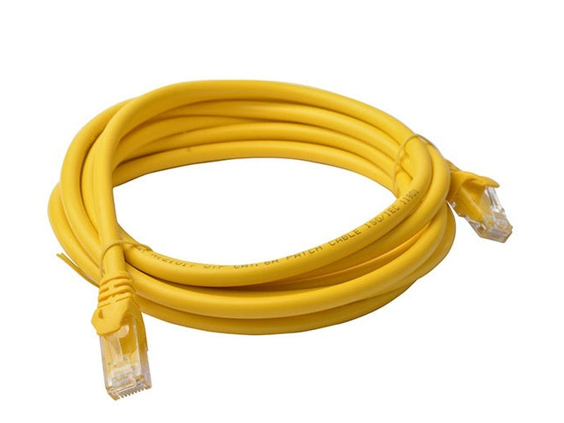8Ware CAT6A Cable 3m - Yellow Color RJ45 Ethernet Network LAN UTP Patch Cord Snagless