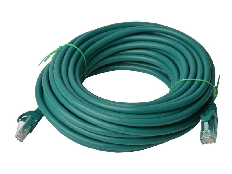8Ware CAT6A Cable 40m - Green Color RJ45 Ethernet Network LAN UTP Patch Cord Snagless