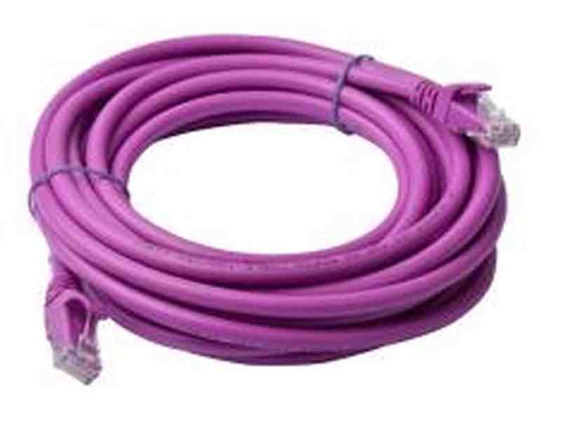8Ware CAT6A Cable 5m - Purple Color RJ45 Ethernet Network LAN UTP Patch Cord Snagless