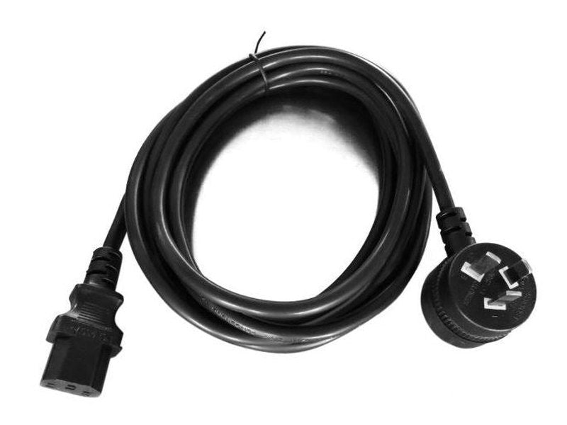 8Ware AU Power Cable 3m - Male Wall 240v PC to Female Power Socket 3pin to IEC 320-C13 for Notebook/AC Adapter IEC 3M Power Cable with Piggyback