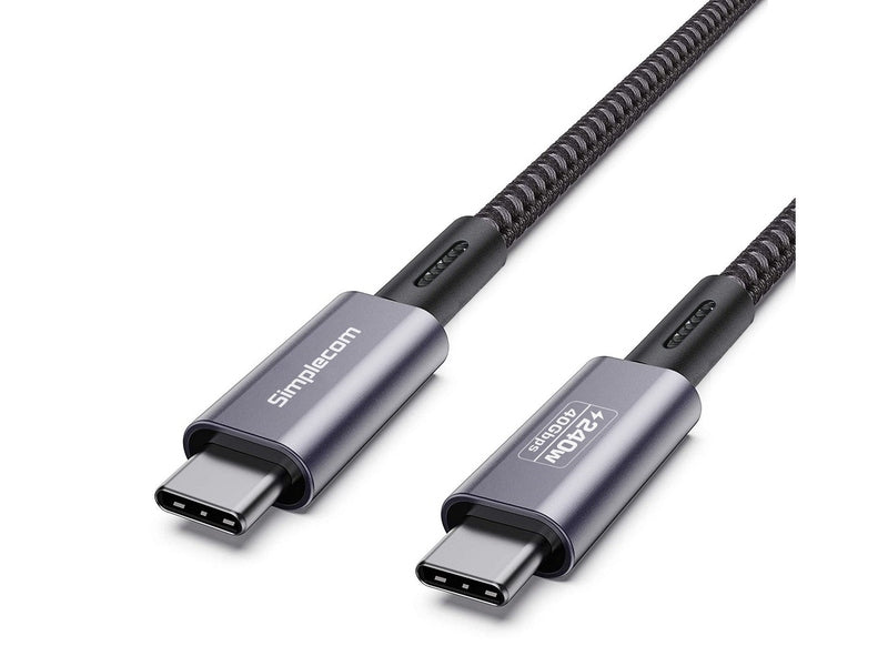 Simplecom CA612 USB-C to USB-C Cable USB4 40Gbps 5A 240W PD3.1 8K@60Hz 1.2M