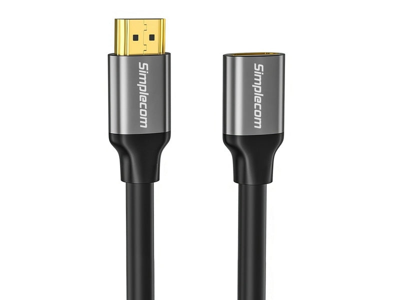 Simplecom CAF305 0.5M HDMI 2.1 Extension Cable Male to Female 48Gbps 8K@60Hz