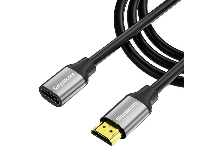 Simplecom CAF310 1.0M HDMI 2.1 Extension Cable Male to Female 48Gbps 8K@60Hz
