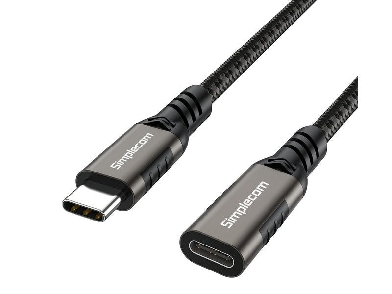 Simplecom CAU620 USB-C Male to Female Extension Cable USB 3.2 Gen2 PD 100W 20Gbps 2M