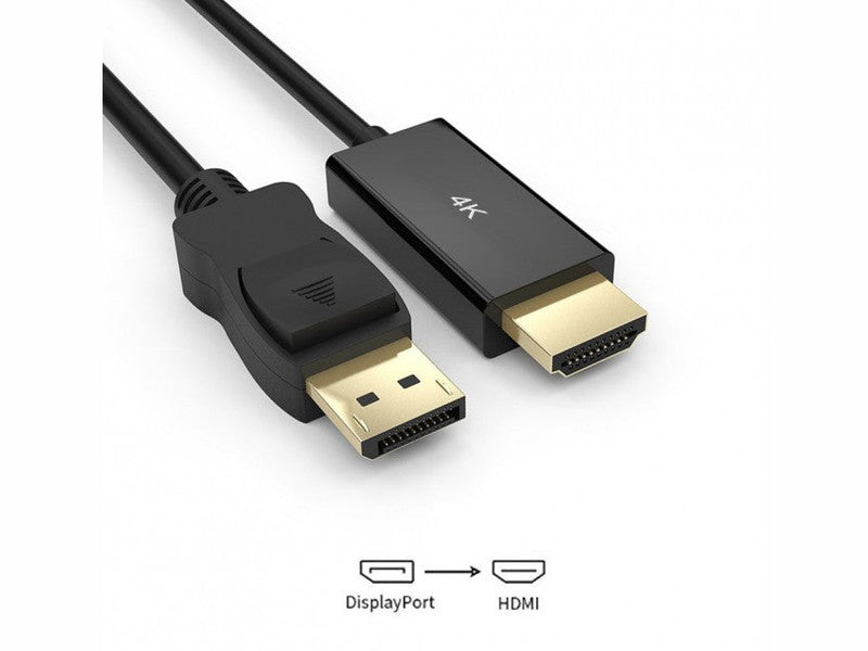 Simplecom DA201 4K DisplayPort to HDMI Cable 1.8M