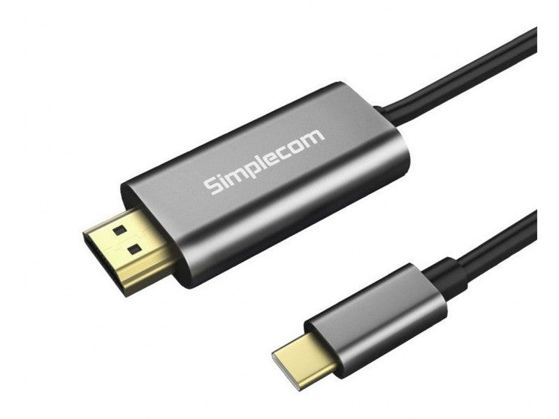 Simplecom DA321 USB-C Type C to HDMI Cable 1.8M 6ft 4K@30Hz