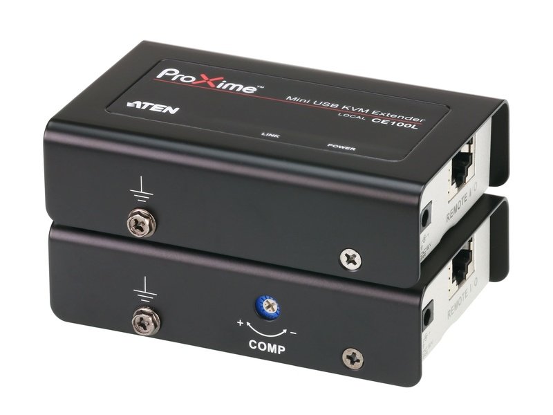 Aten USB VGA Cat 5 Mini KVM Extender 1280 x 1024@100m