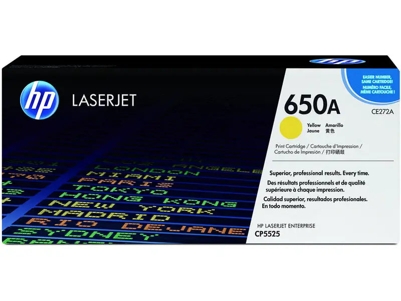 HP 650A Yellow Toner For CP5525 M750 Series