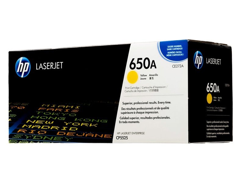 HP 650A Yellow Toner For CP5525 M750 Series