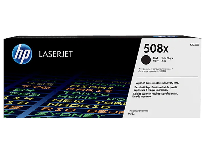 HP 508X Black LaserJet Toner Cartridge