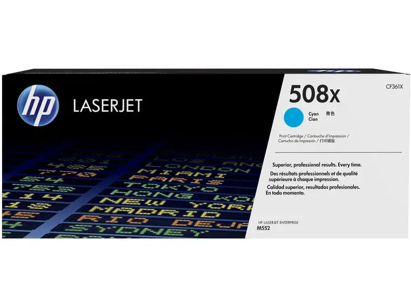 HP 508X Cyan LaserJet Toner Cartridge