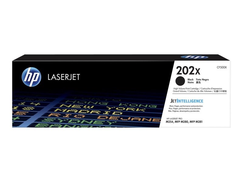 HP 202X Black LaserJet Toner Cartridge For M254 M280 M281 Series Printers