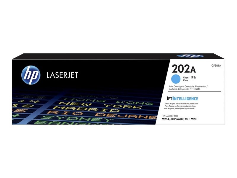 HP 202A Cyan Toner M254 M280 M281 Compatible Printers