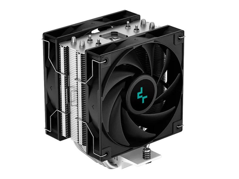 DeepCool AG400 PLUS Single Tower CPU Cooler Dual Fans, 4 Heat Pipes, 120mm PWM Fan, Intel LGA1851/1700/1200/115X, AM5/AM4