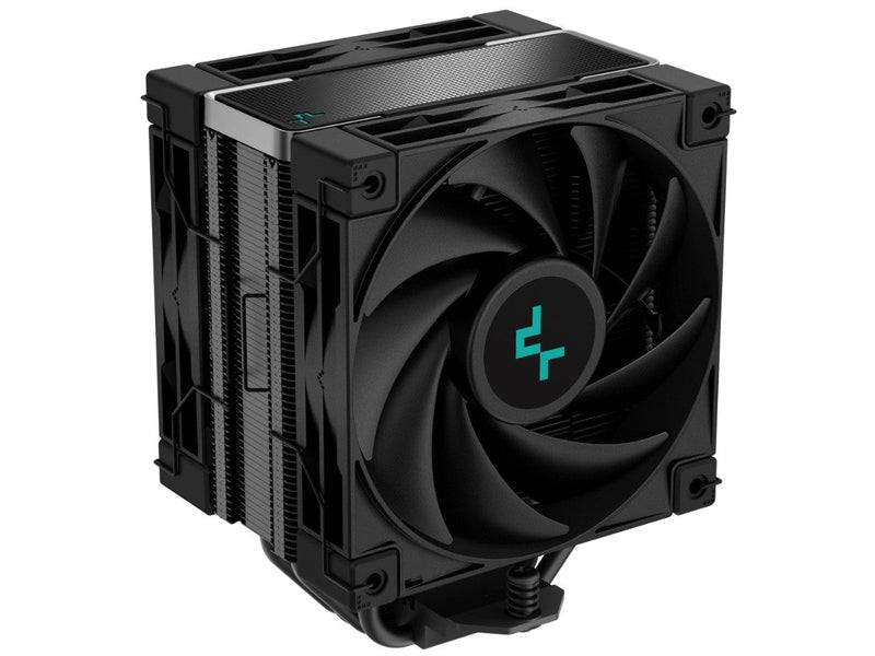 DeepCool AK400 Zero Dark Plus Performance CPU Cooler, 4 Heat Pipe Tower, High-Performance FDB Fan, 220W Heat Dissipation, Intel LGA1851/700 AM4/5