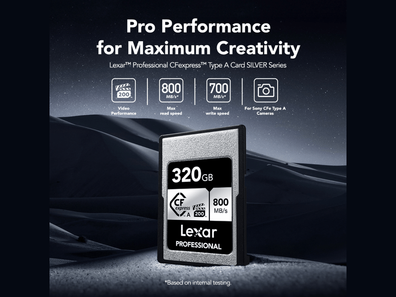 Lexar Professional CFexpress ™Type A card Silver series 320GB
