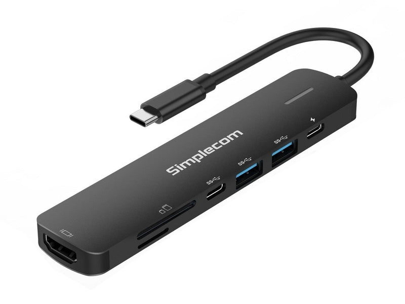 Simplecom CHT570 USB-C SuperSpeed 7-in-1 Multiport Hub Adapter