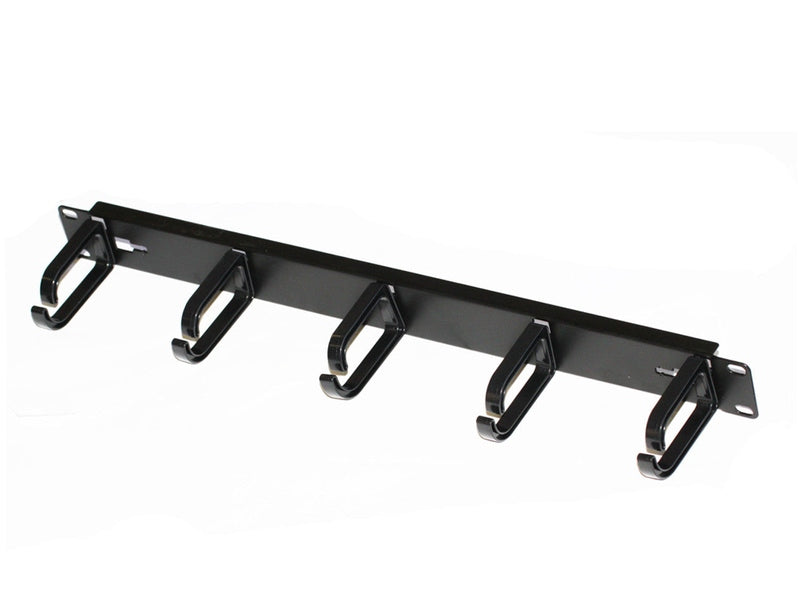 1RU Cable Management Rail With 5 Rings