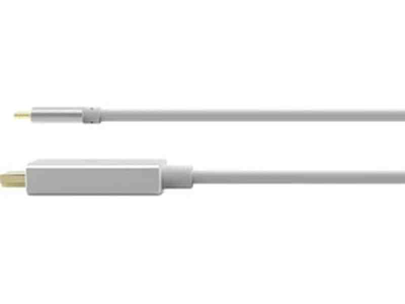 Comsol Male USB-C to HDMI Cable 4K2K 1.5m Silver - CMHM015