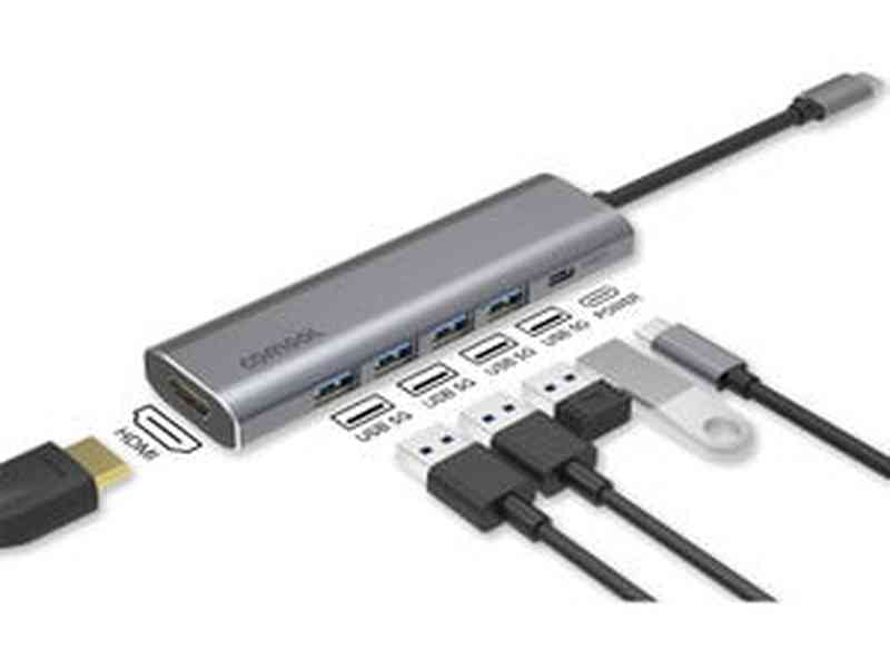 Comsol USB-C to 4K HDMI Multi-Port Adapter - CMMP04