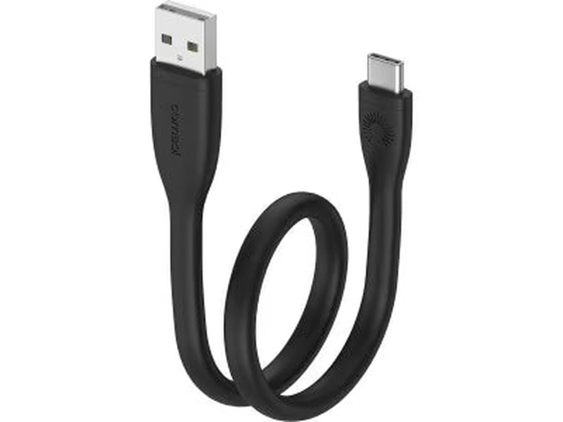 Comsol 25CM USB-A To USB-C Silicone Cable, Black - CMSB25BK