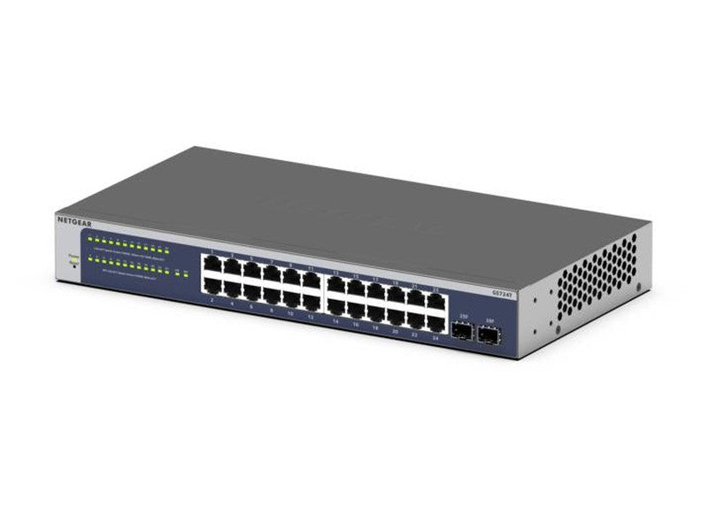 Netgear GS724T-600AUS 24-port Gigabit Ethernet Smart Switch GS724Tv6 Desktop/Rackmount