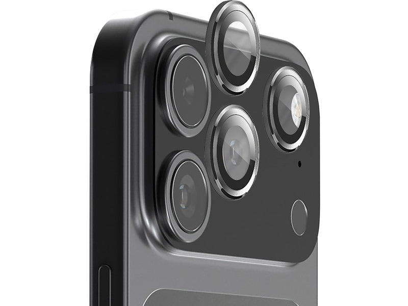 EFM Camera Lens Armour - For iPhone 17 Pro / 17 Pro Max - Carbon