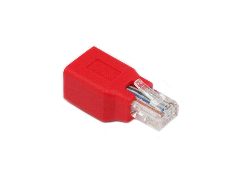 RJ45 Crossover Adaptor for CAT6/CAT5E Cables