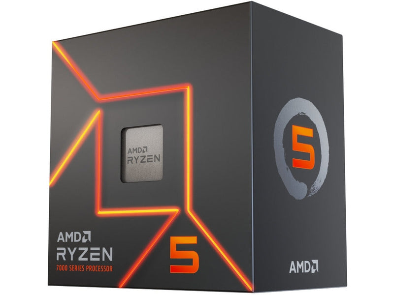 AMD Ryzen 5 7600 6 Cores / 12 Threads, 65 watts, Max Freq 5.2Ghz, 38MB Cache