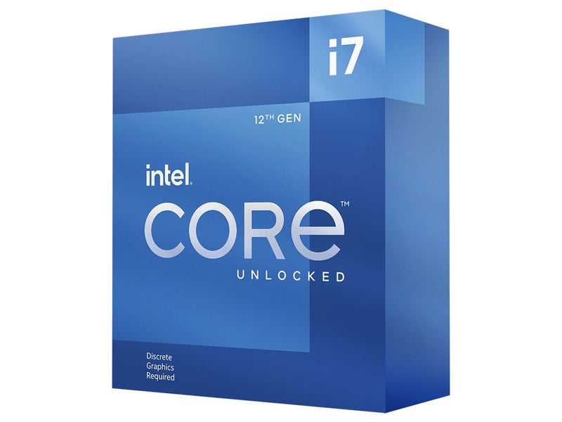 Intel i7 12700KF CPU 3.6GHz 5.0GHz Turbo 12th Gen LGA1700 12-Cores 20-Threads 25MB 125W Graphic Card Required Unlocked Retail Box Alder Lake no Fan