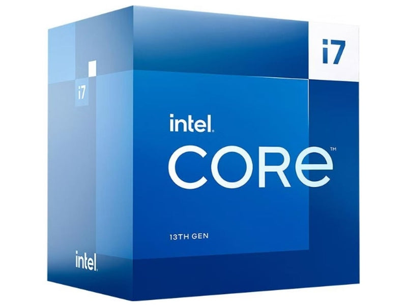 Intel i7 13700 CPU 4.1GHz 5.2GHz Turbo 13th Gen LGA1700 16-Cores 24-Threads 30MB 65W UHD Graphics 770 Retail Raptor Lake with Fan LS