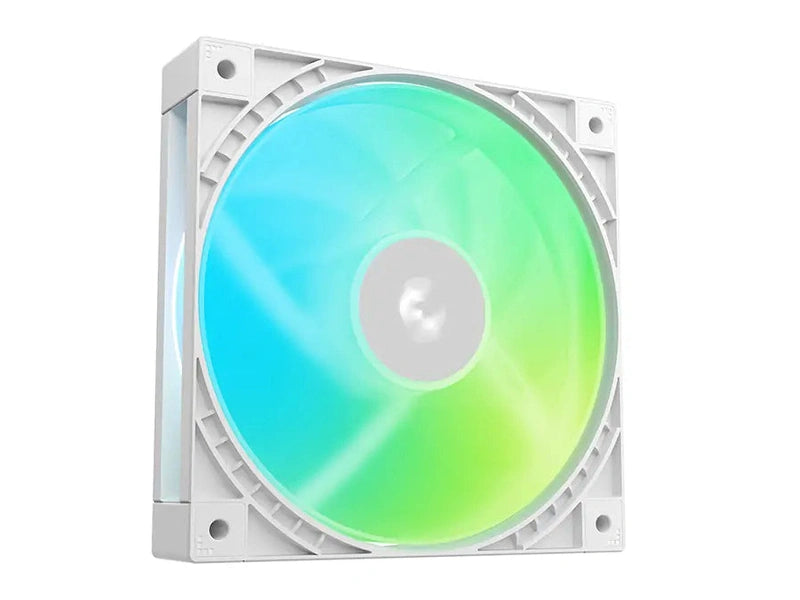 Deepcool LT360 Vision ARGB 360mm 4.5in LCD AIO Liquid CPU Cooler - White R-LT360VISION-WHAMMC-G-1