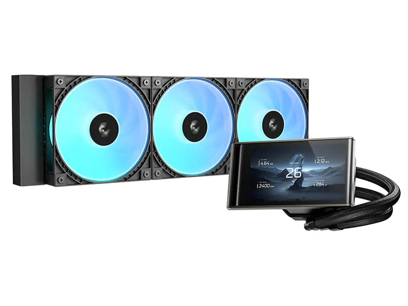 DeepCool LT360 VISION ARGB 360mm 4.5" IPS LCD AIO Liquid CPU Cooler