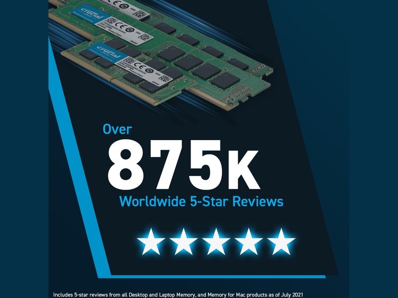 Crucial 8GB DDR5 Notebook Memory PC5-44800 5600MHz Unranked