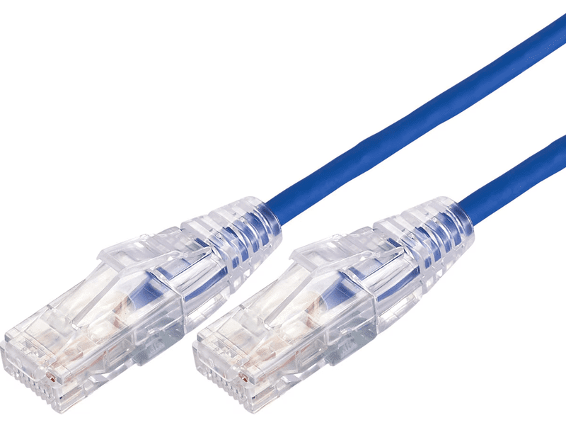 Comsol 5M 10GbE Ultra Thin Cat 6A UTP Snagless Patch Cable Blue
