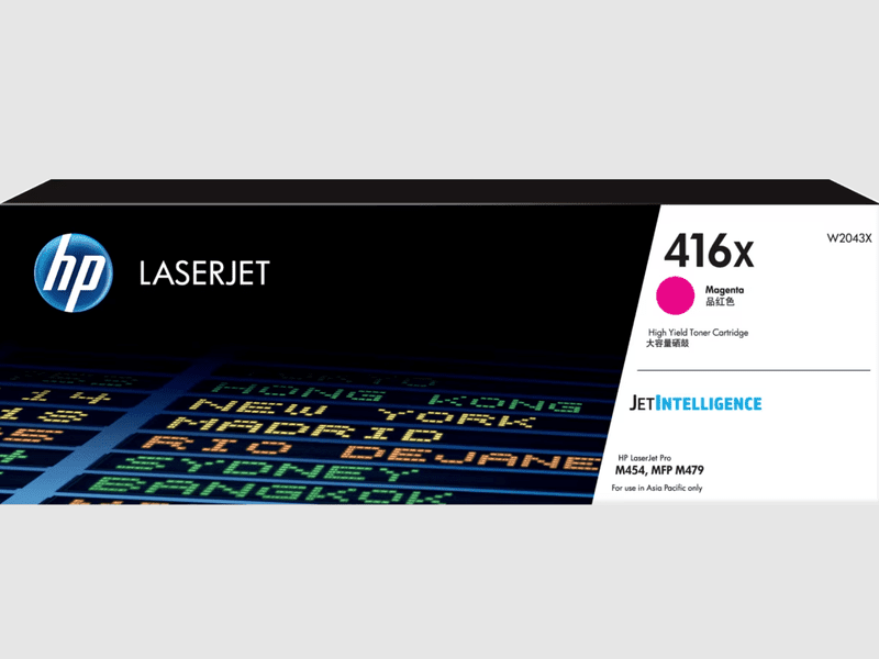 HP 416X Magenta Toner High Yield M454 M479 M455 M480 Models