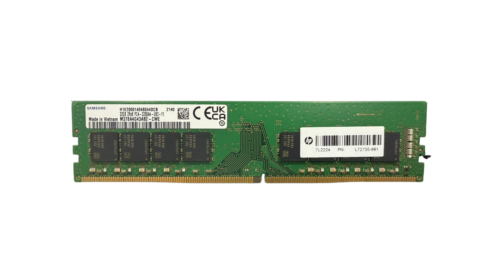 Samsung 32GB DDR4 3200 UDIMM M378A4G43AB2-CWE Desktop Memory with 3 Year Warranty * OPEN BOX Brand New