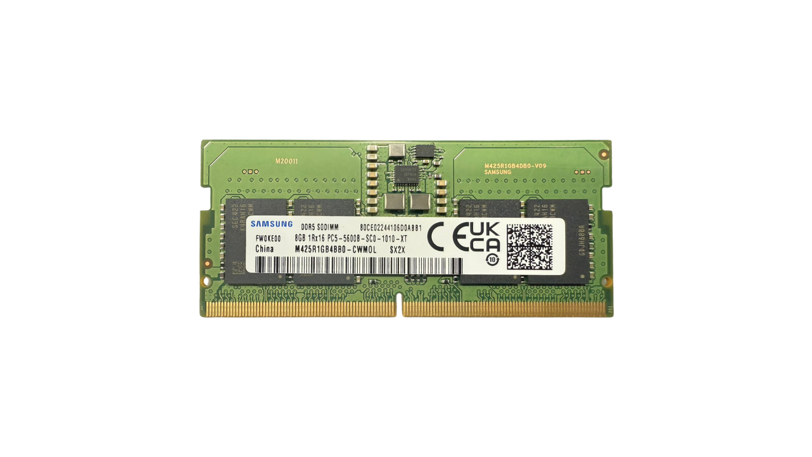 Samsung 8GB DDR5 5600 SODIMM Laptop Memory