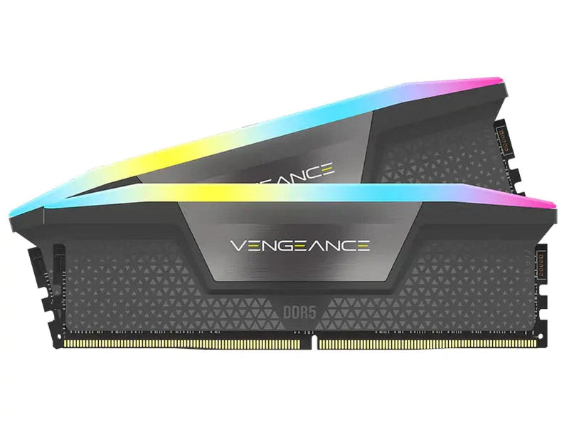 Corsair Vengeance RGB 32GB 2x16GB 6400MHz DDR5 CL36 RAM - Grey CMH32GX5M2B6400Z36