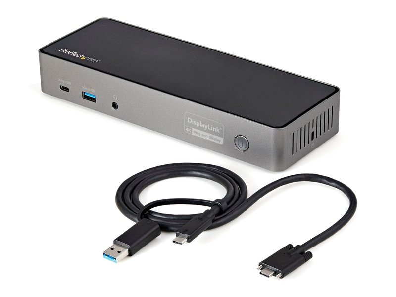 StarTech USB-C TB3 USB-A Hybrid 4K Dock Triple DISPLHDMI 3 DP 3 USB 4 85WAC3Y