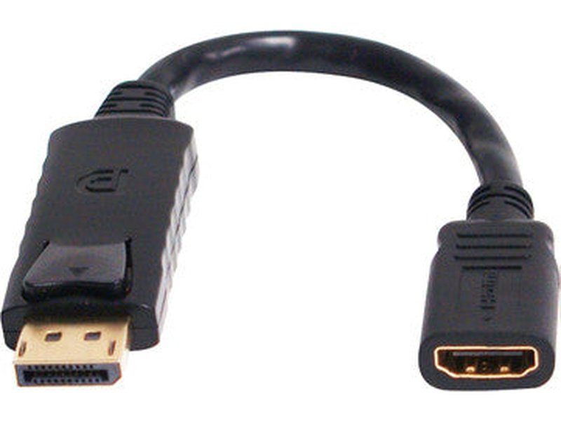 Comsol 20cm DisplayPort Male to HDMI Female Adapter DP-HDMI-AD