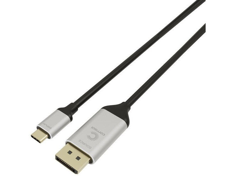 2m DisplayPort Male to USB-C Male Cable