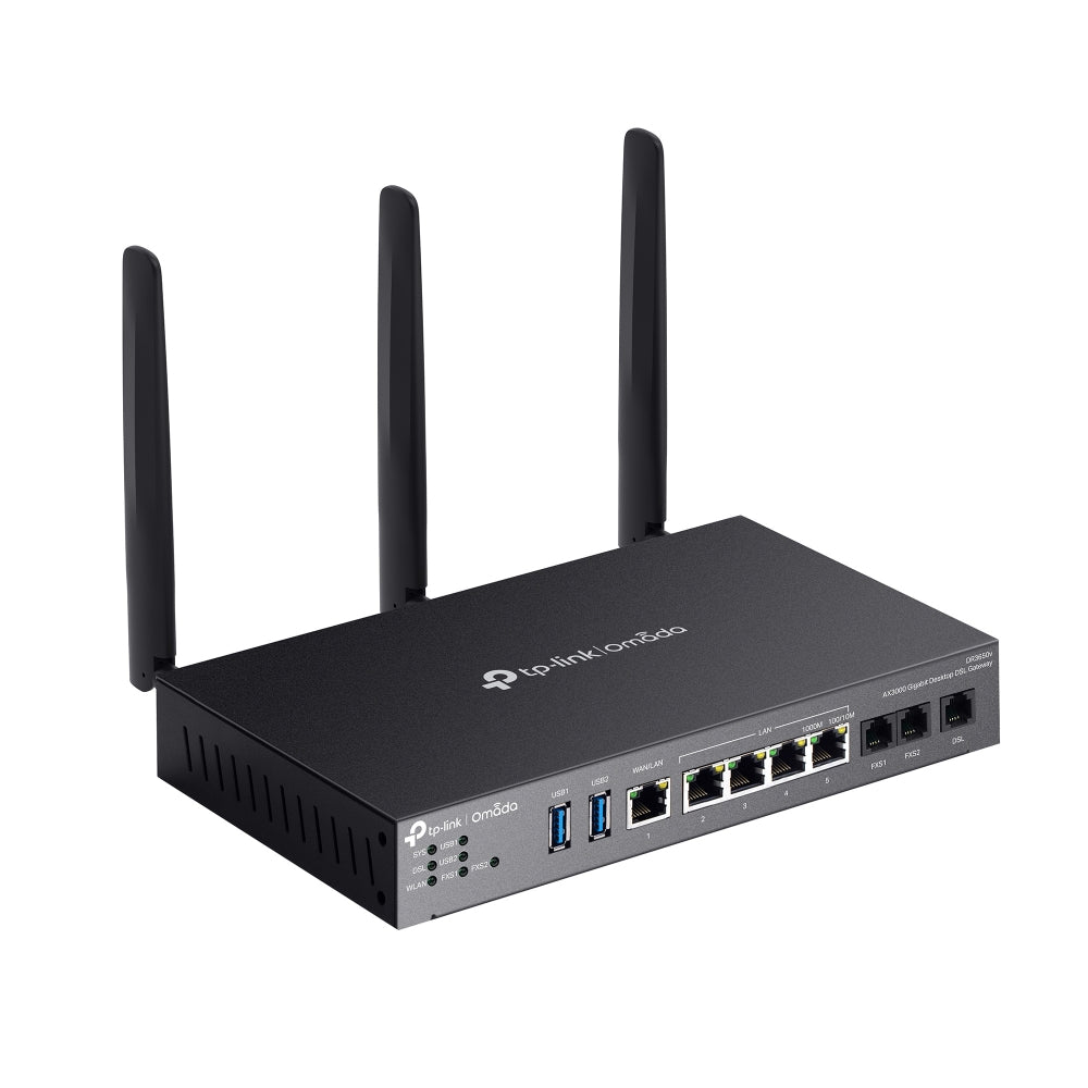 TP-Link DR3650v Omada AX3000 Wi-Fi 6 Gigabit Desktop DSL Gateway
