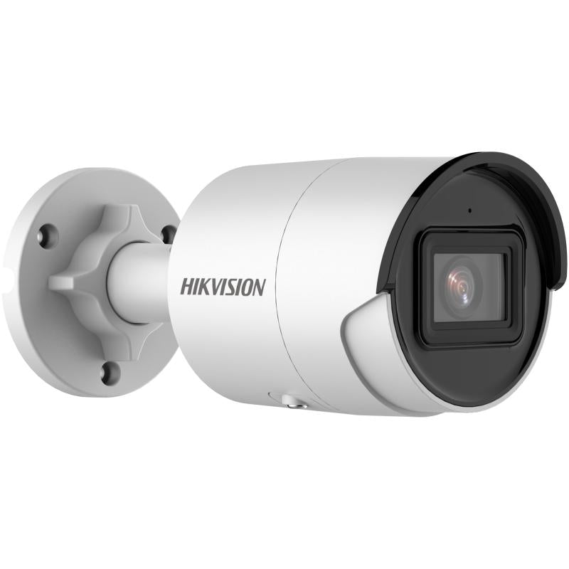 Hikvision Acusense 2CD2066G2-IU 6MP Mini Bullet Camera, Fixed 4mm, IR 40M, Mic, 3Yr