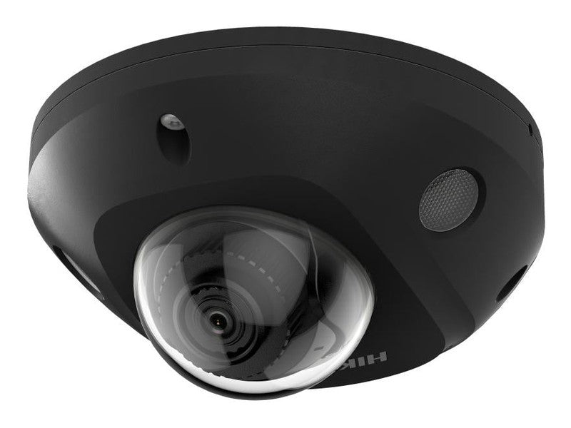 Hikvision Acusense 2CD2566G2-IS 6MP Mini Dome Camera, Black, Fixed 2.8mm, IR 30M, Mic, 3Yr