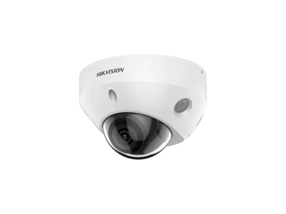 Hikvision Acusense 2CD2586G2-IS 8MP Mini Dome Camera, Fixed 2.8mm, IR 30M, Mic, 3Yr